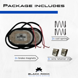 9k-12k Electric Trailer Brake Magnet Replacement Kit (Set of 2)