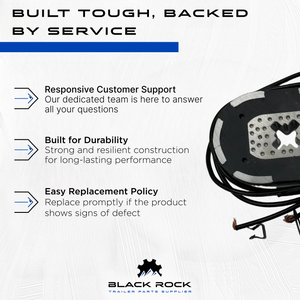 Electric Trailer Brake Magnet Kit - Fits 12" x 2" Brakes for 5200-7000 lbs Axles, Includes Retainer Clips & Coil Springs (Set of 4)