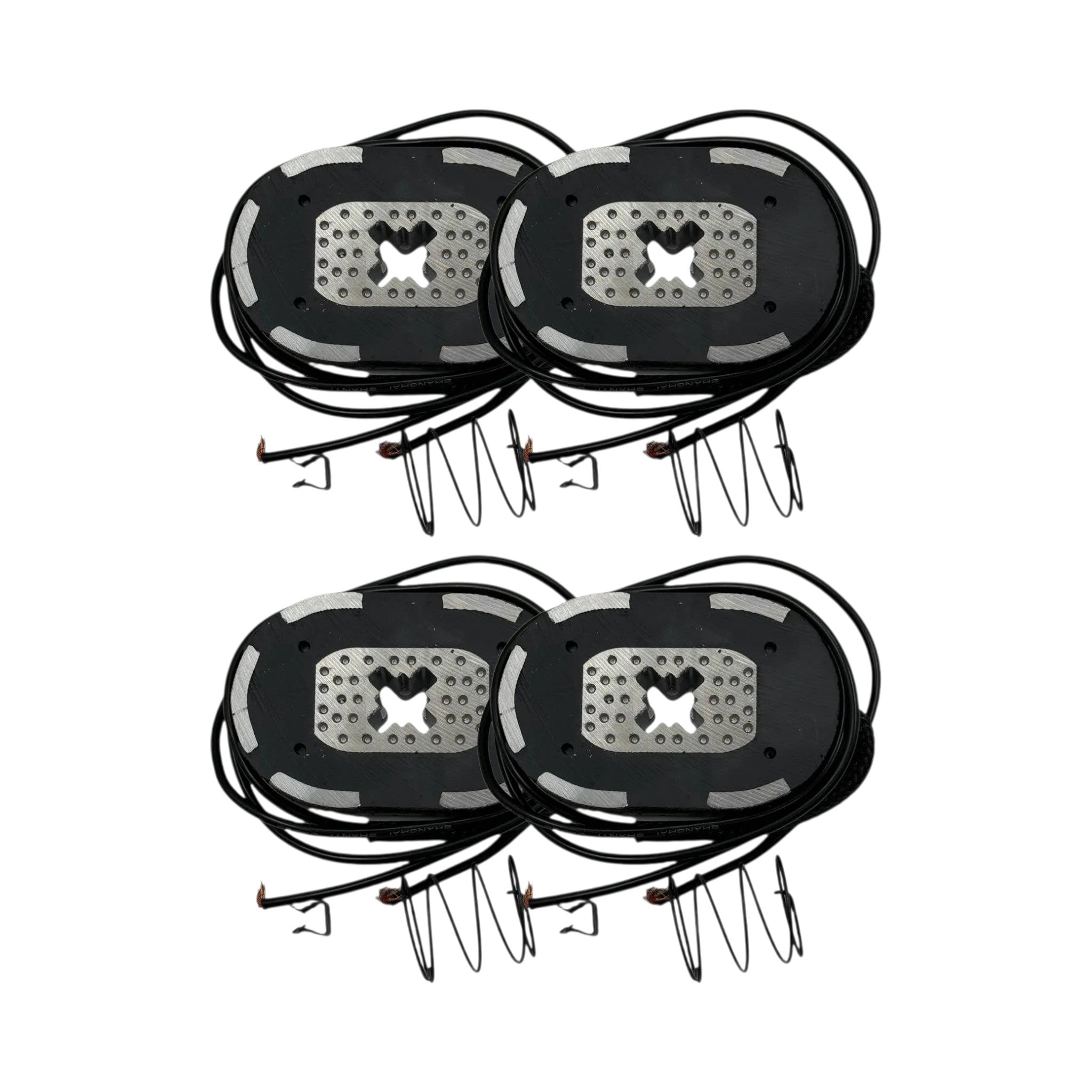 Electric Trailer Brake Magnet Kit - Fits 12" x 2" Brakes for 5200-7000 lbs Axles, Includes Retainer Clips & Coil Springs (Set of 4)