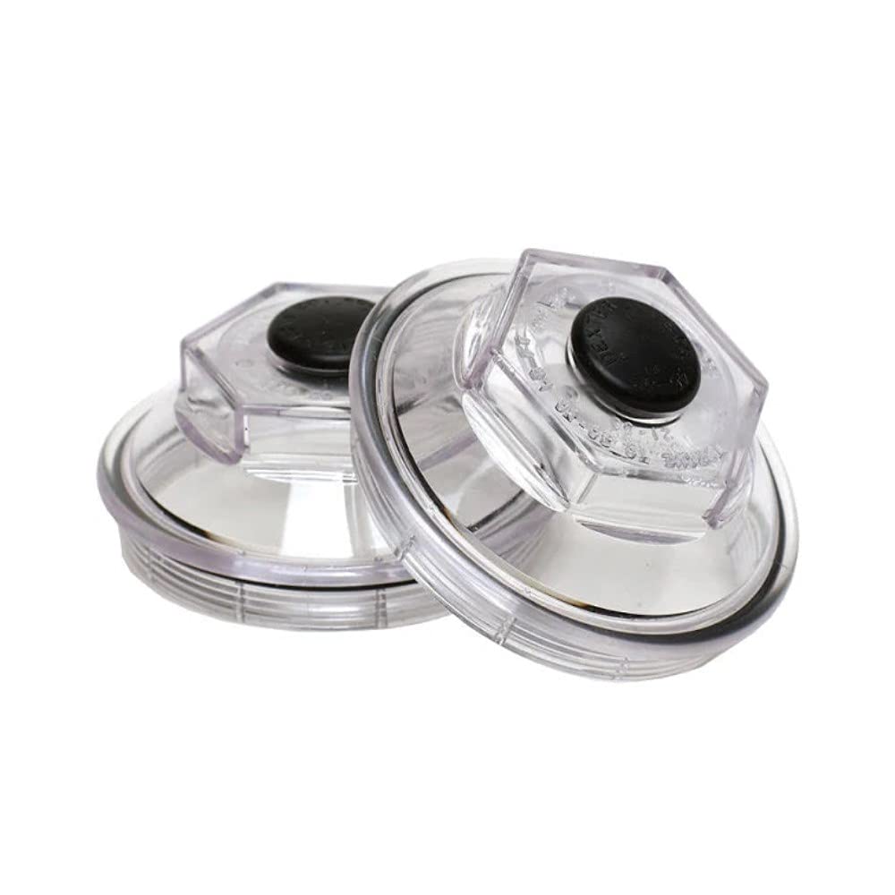 9K-10K Trailer Axle Oil Bath Dust Caps Assembly (Set of 2)