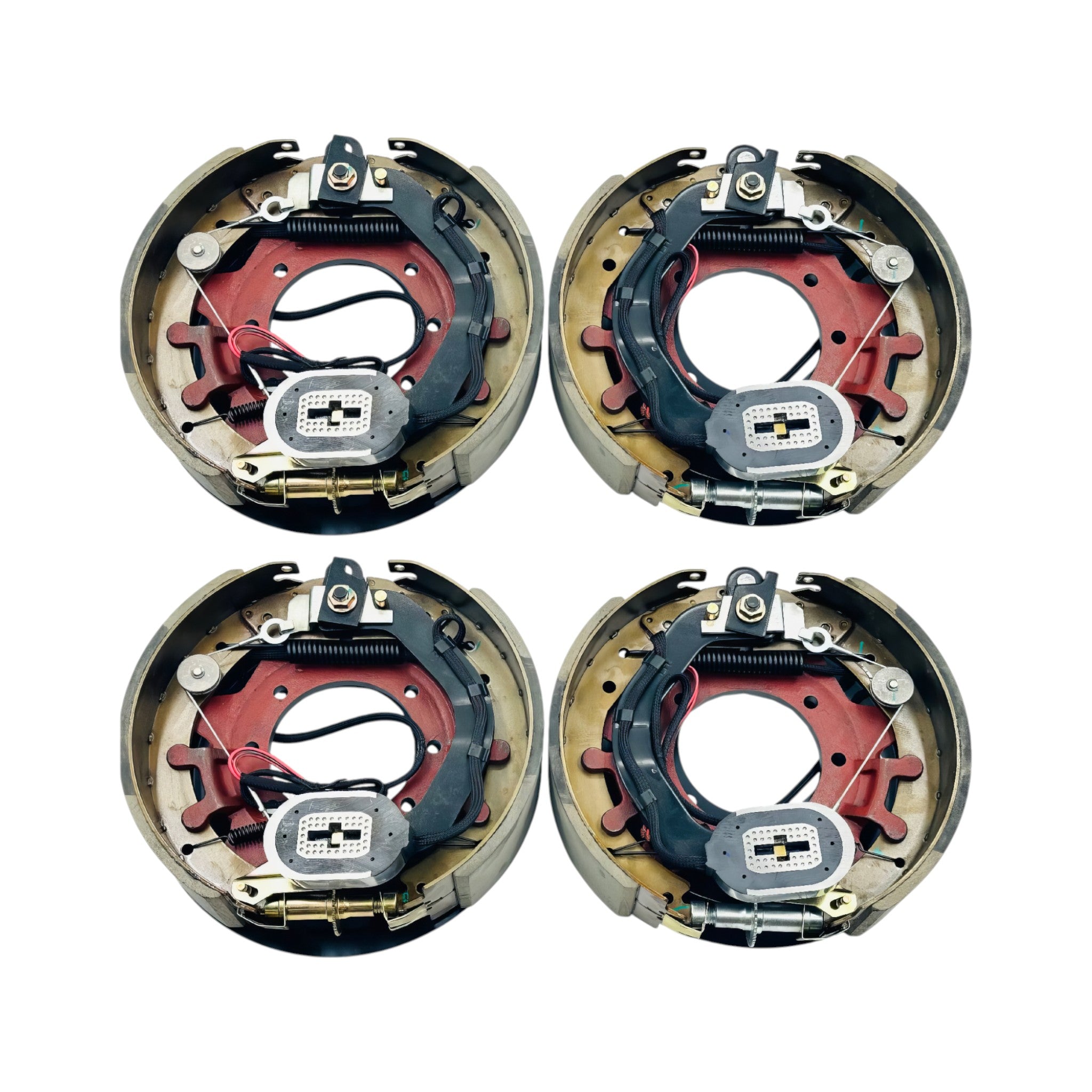 10000 lb Self-Adjusting Electric Trailer Brake Assembly Kit - 2 Pair (Left+Right Side)