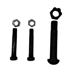 Tandem Axle Hanger Kit - Fits 2" Wide Slipper Springs for 5.2K-7K Axles with 12" Long Equalizers & Hardware