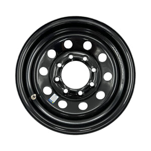16 x 6 Trailer Wheel – 8 Lug on 6.5" Bolt Pattern (Black Mod)