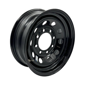 16 x 6 Trailer Wheel – 8 Lug on 6.5" Bolt Pattern (Black Mod)