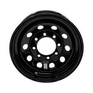 16 x 6 Trailer Wheel – 8 Lug on 6.5" Bolt Pattern (Black Mod)