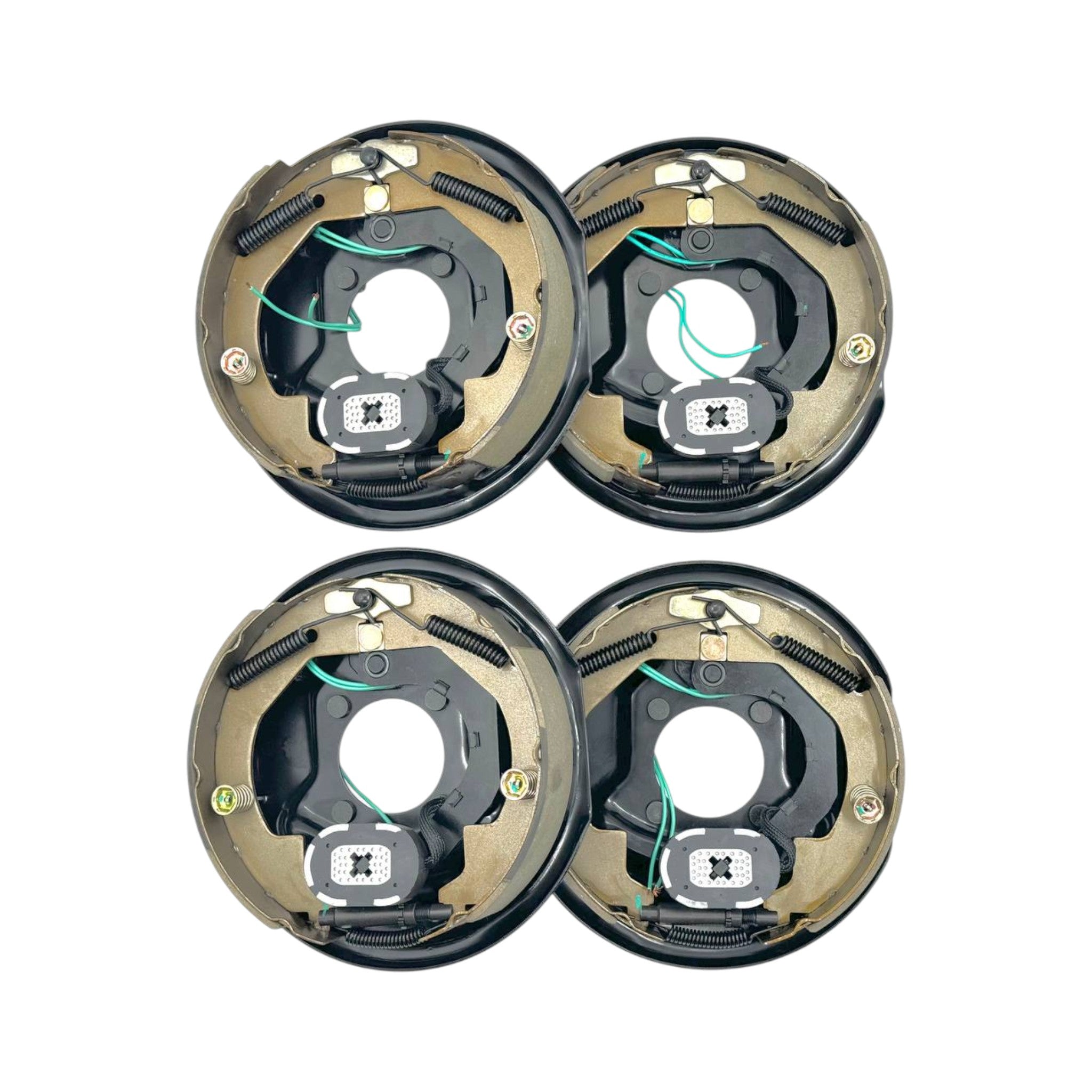 3500 lb Electric Trailer Brake Assembly Kit - 2 Pair (Left Side + Right Side)