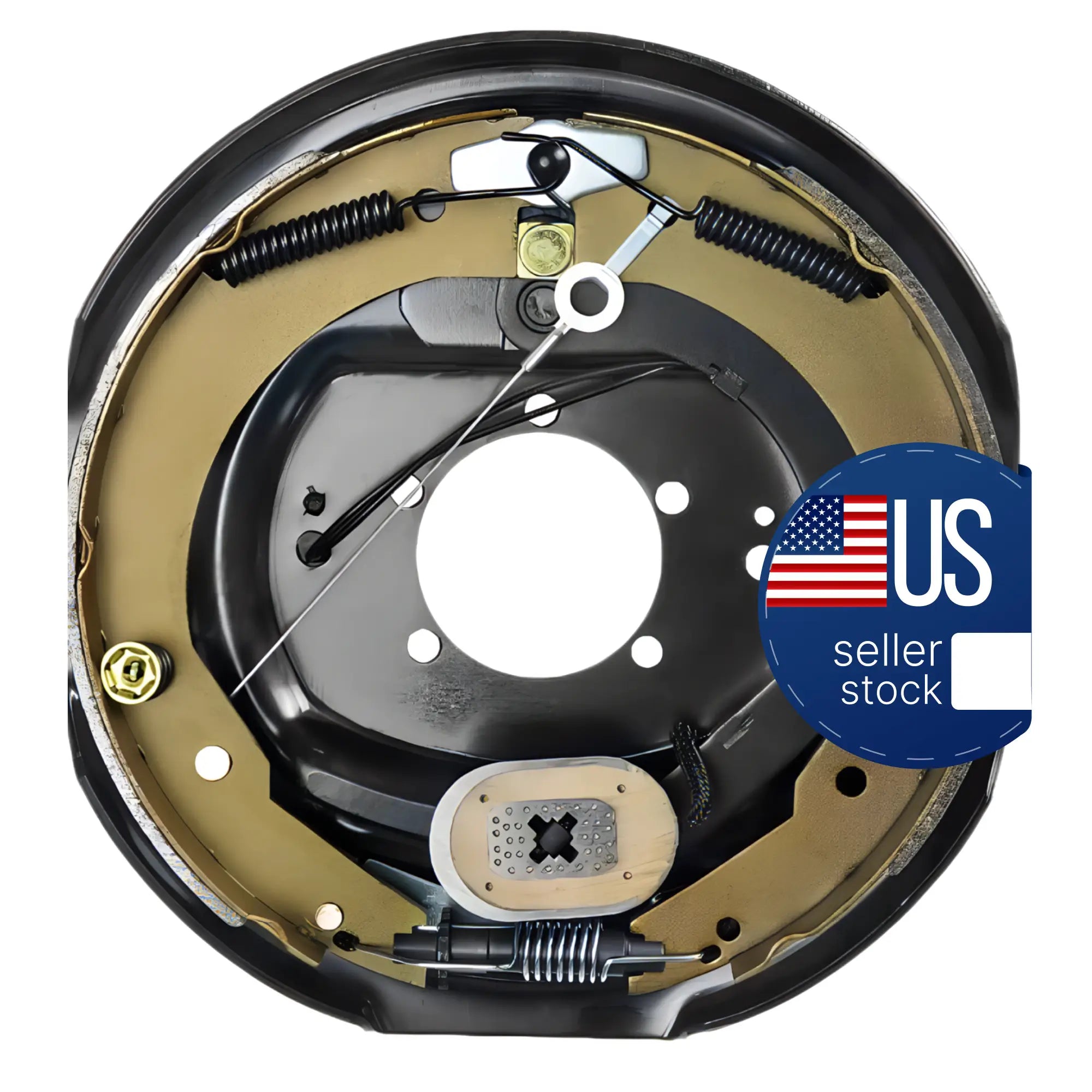 7000 lb Self-Adjusting Electric Trailer Brake Assembly Kit (Passenger's ...