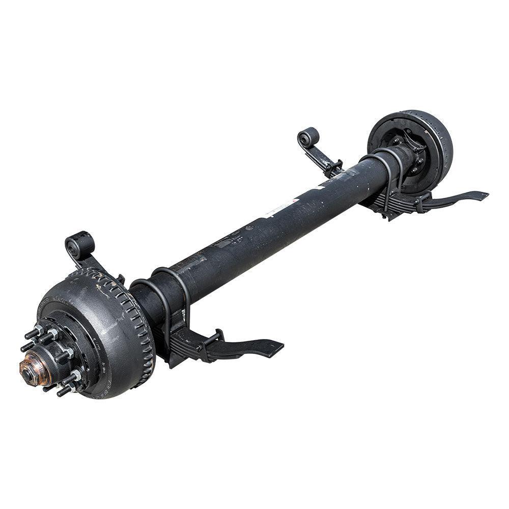 Trailer Axle - 10,000 LB (8 Lug, w/ Brakes & Springs) - Black Rock Trailer parts