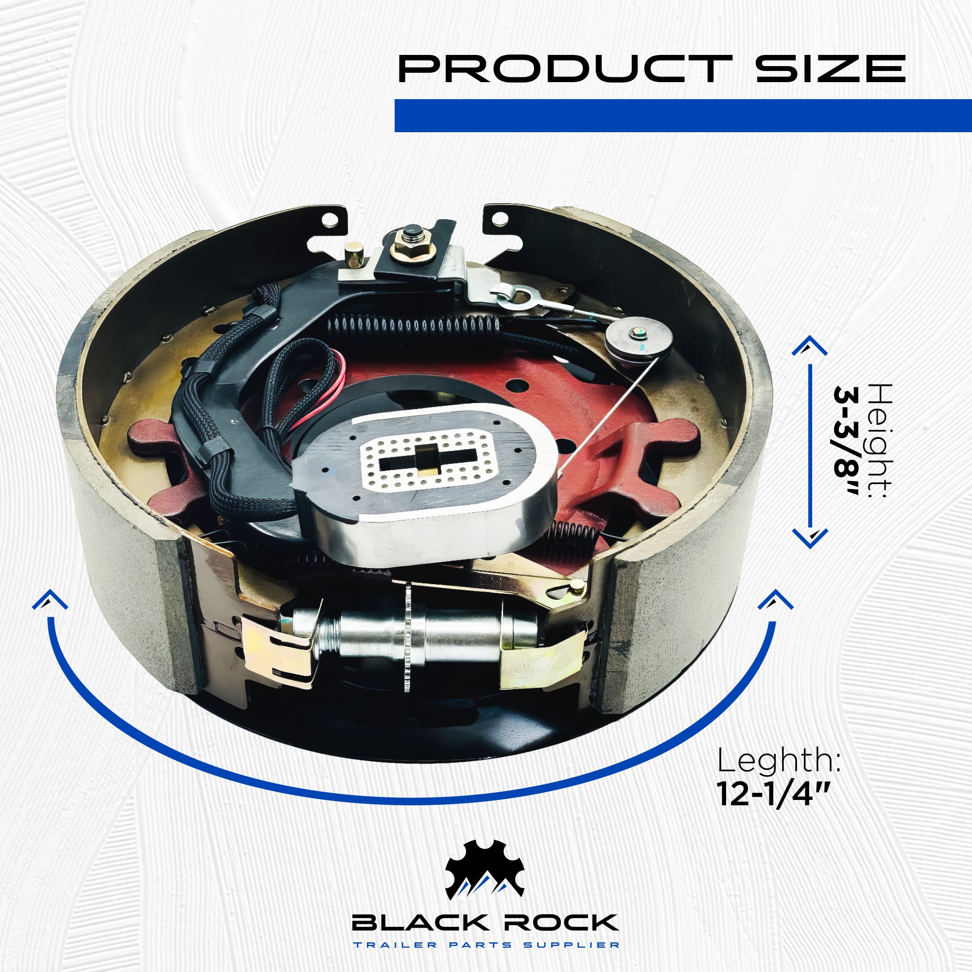 Self-Adjusting Electric Trailer Brake Assembly Kit - 10000 lb (Driver's Side)