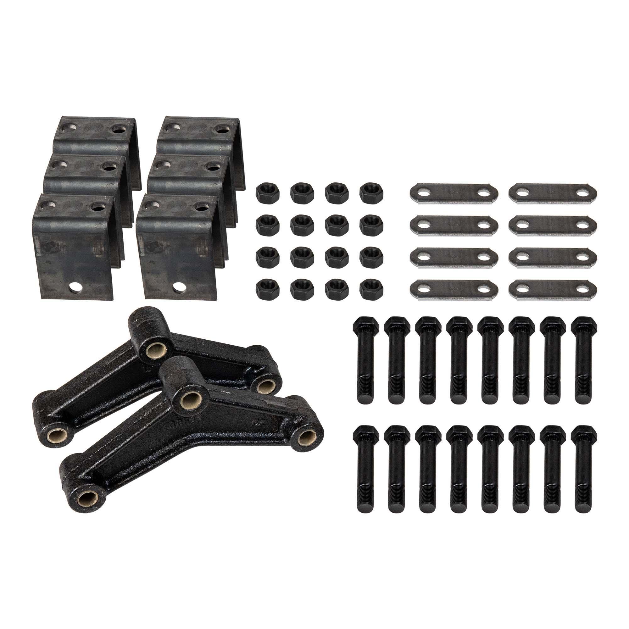 Trailer Double Eye Tandem Hanger Kit for 3500 - 7000 lb Axles - Black Rock Trailer parts