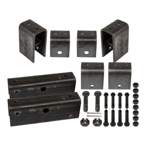 Trailer Tandem Slipper Hanger Kit for 5200 - 8000 lb axles - Black Rock Trailer parts