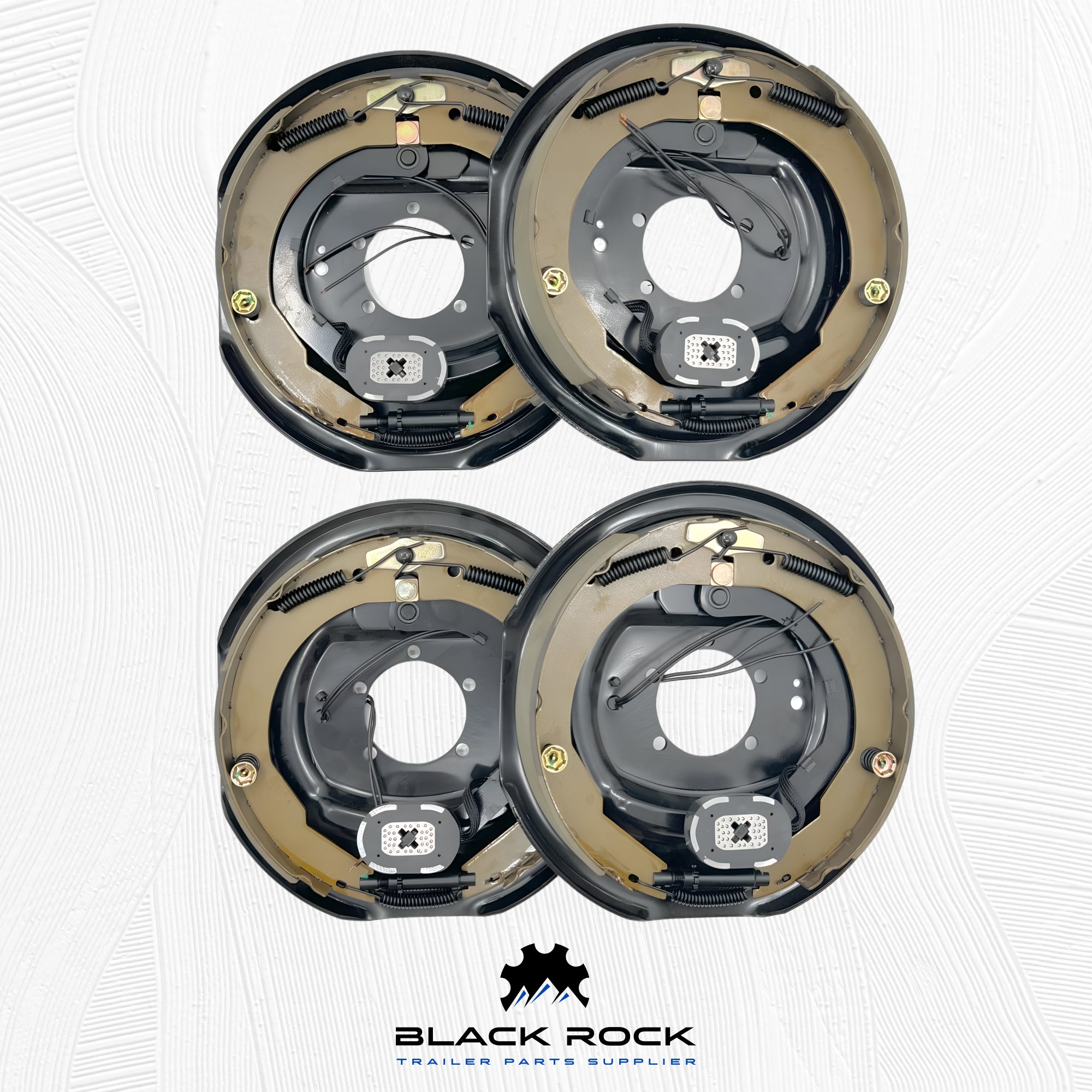 thumbnail image 2 of HICKS PARTS Electric Trailer Brake Assembly – 12x2 – Left & Right Set – Fits 5200lb, 6000lb, 7000lb Axles – K23-180-00 / K23-181-00 2 of 5