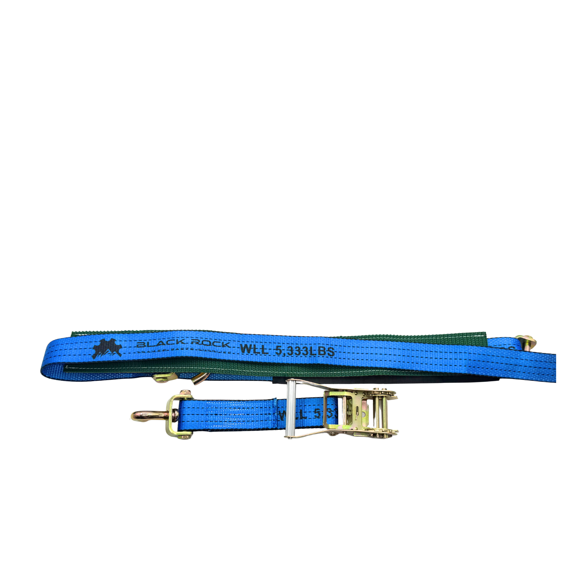 2" x 10' Swivel J Hook Wheel Strap – Heavy-Duty Car Tie-Down Straps 5333 lbs
