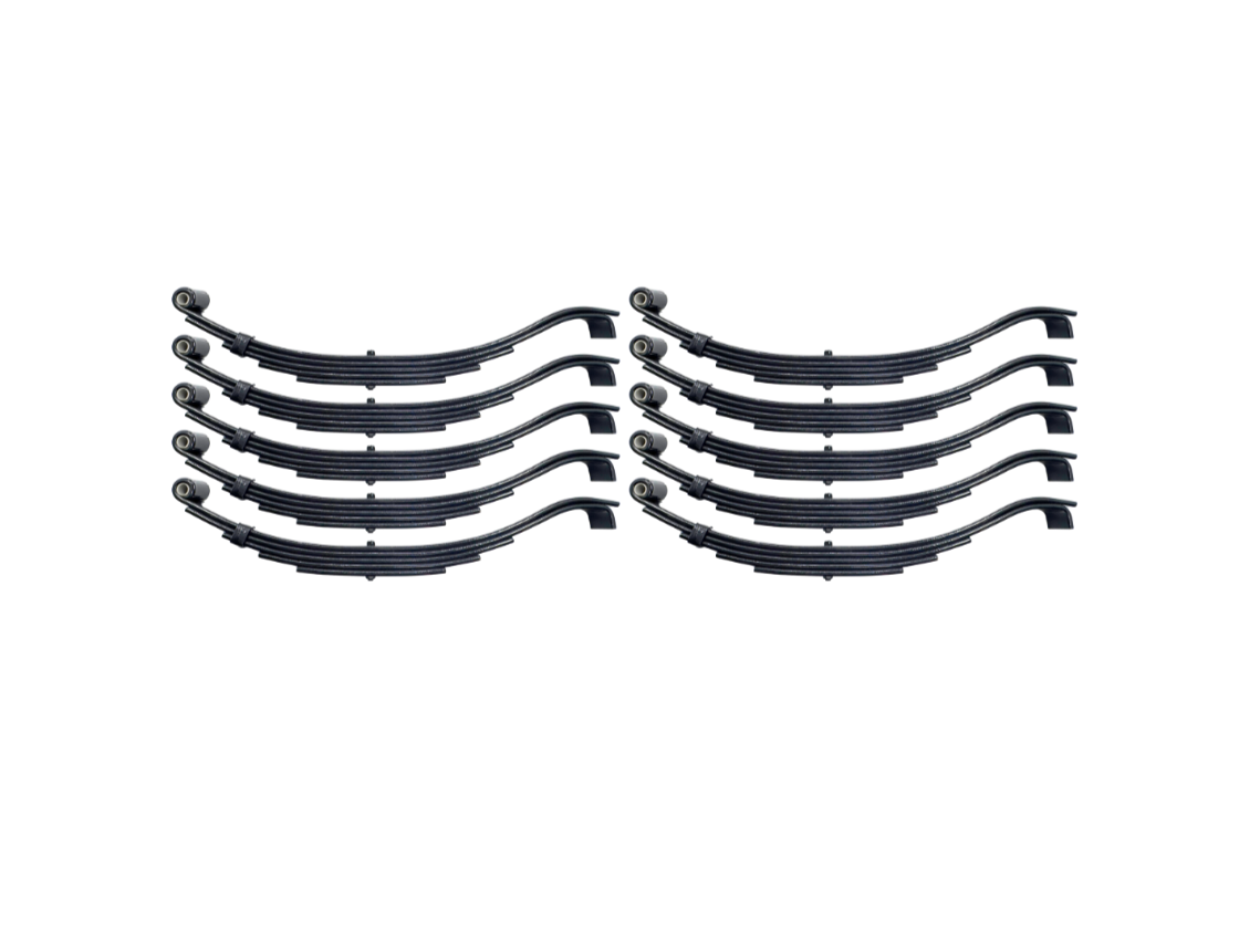5 Leaf 2" Wide Slipper Spring 3,5k CAP. 26 5/8" Long