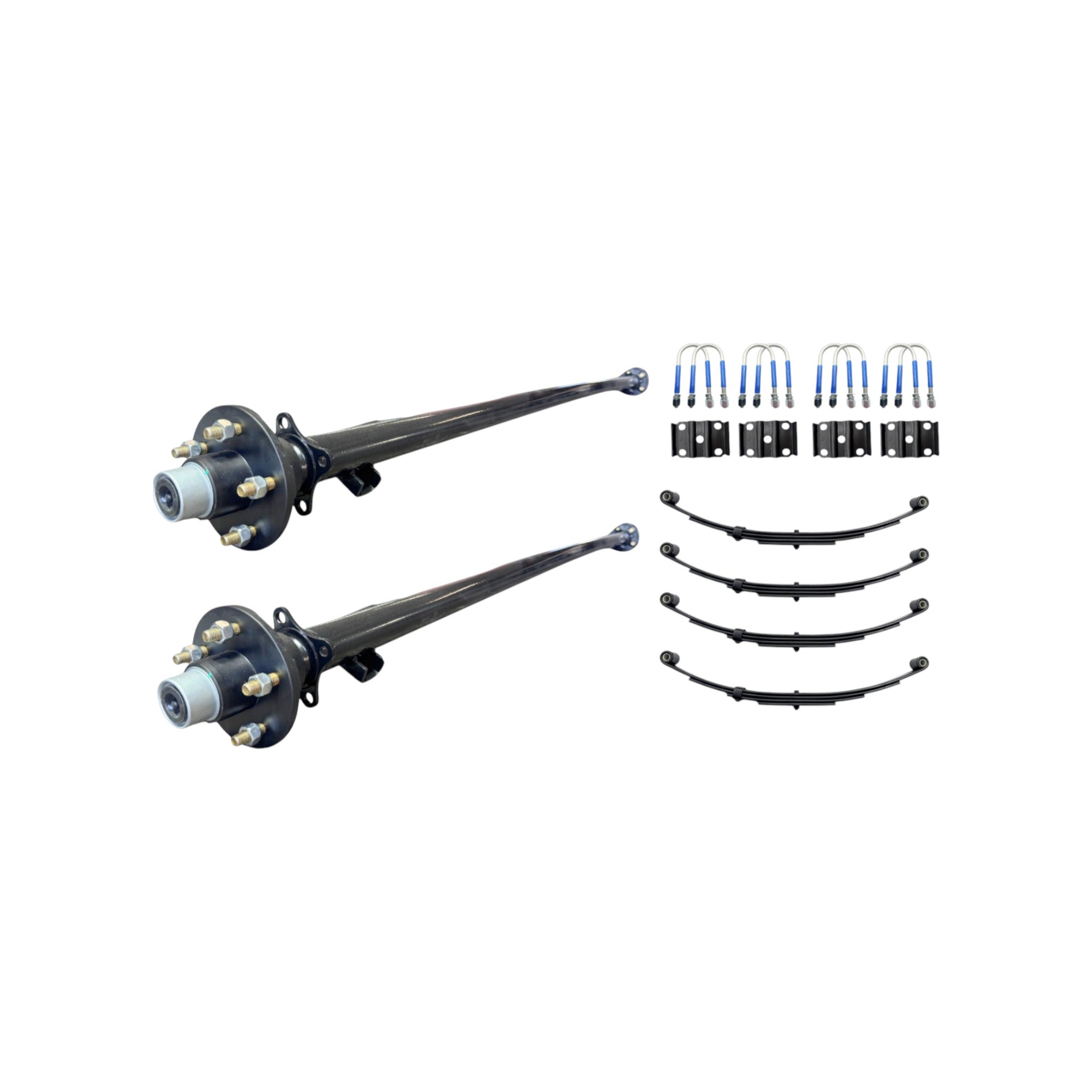 3.5k Tandem Axle Trailer Kit - 2 Idler Axles 5 Lug