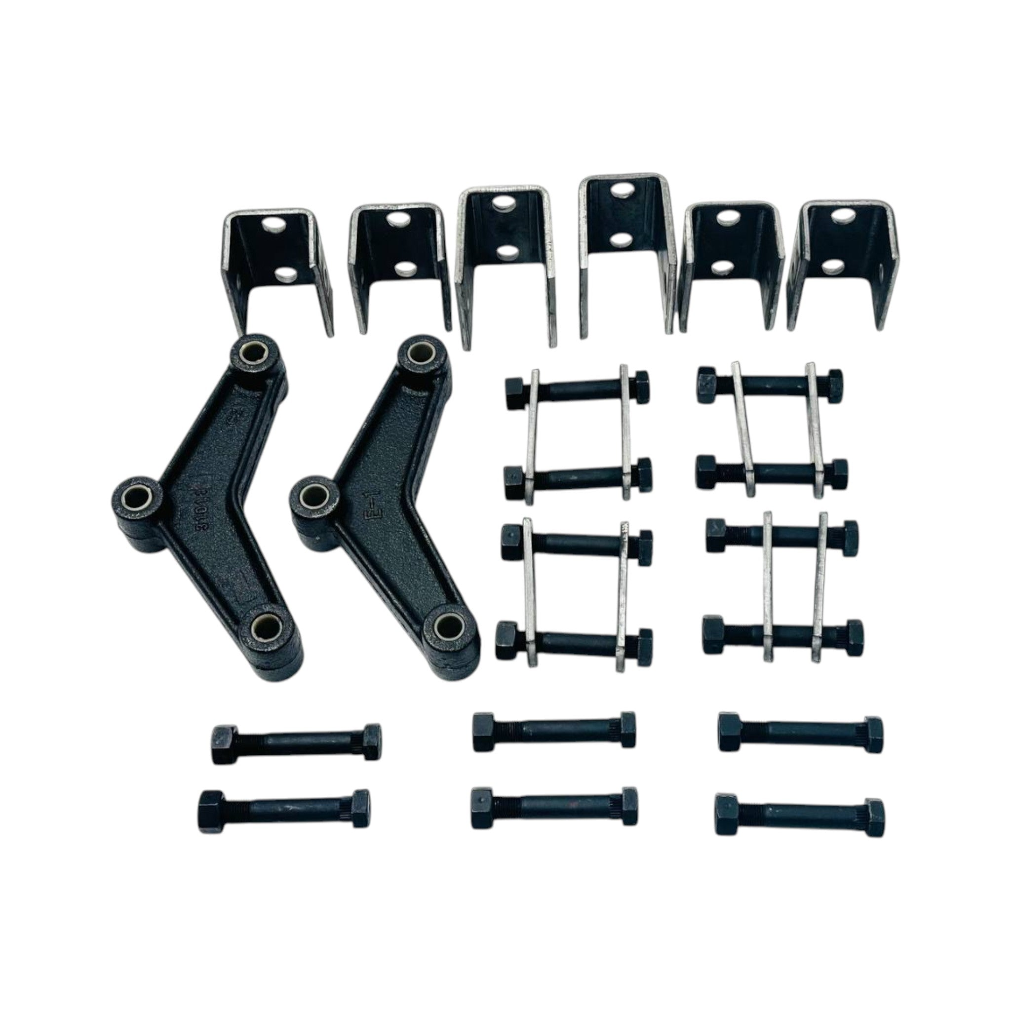 SPARKWHIZ Trailer Leaf Spring Hanger Kit – For Double Eye Springs, Fits 2,000-7,000 Lb Single Axle Trailers